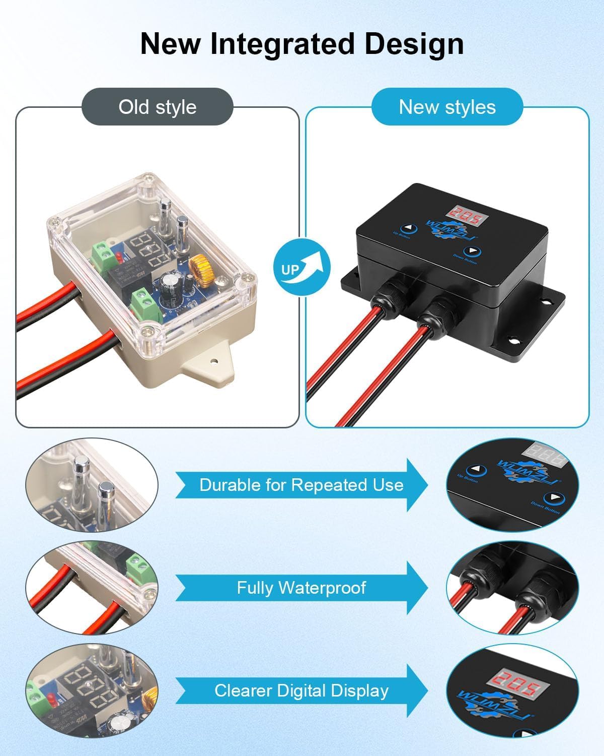 Upgrade Power Wheel Adapter Kit Fit for Milwaukee M18 18V Battery with Voltage Regulator Fuse and Wire Terminals, Battery Adapter Conversion Connector Suit for DIY Rc Truck, Robotics and Rc Car Toys