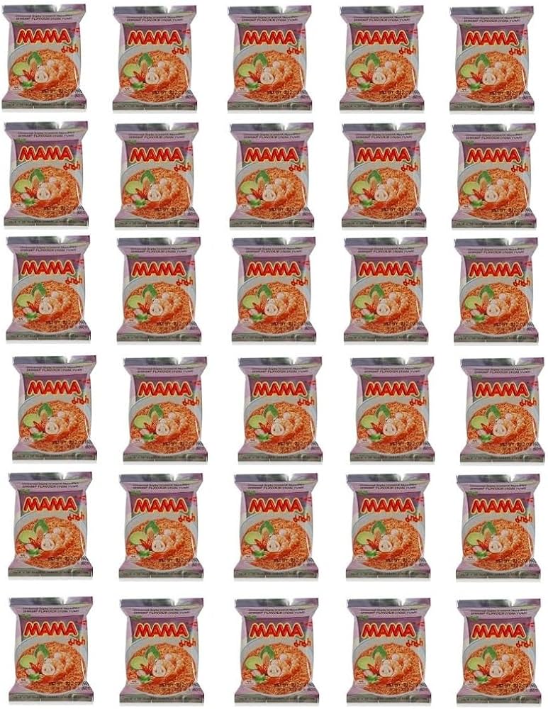 Amazon.com: Mama Authentic Thai Instant Noodle Soup Gourmet Shirmp