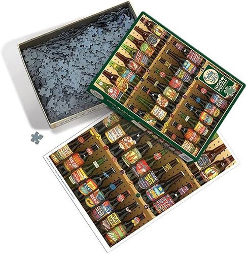 Miniatura 3 de Cobble Hill - Rompecabezas de 1000 piezas, colección de cerveza, póster de muestra incluido