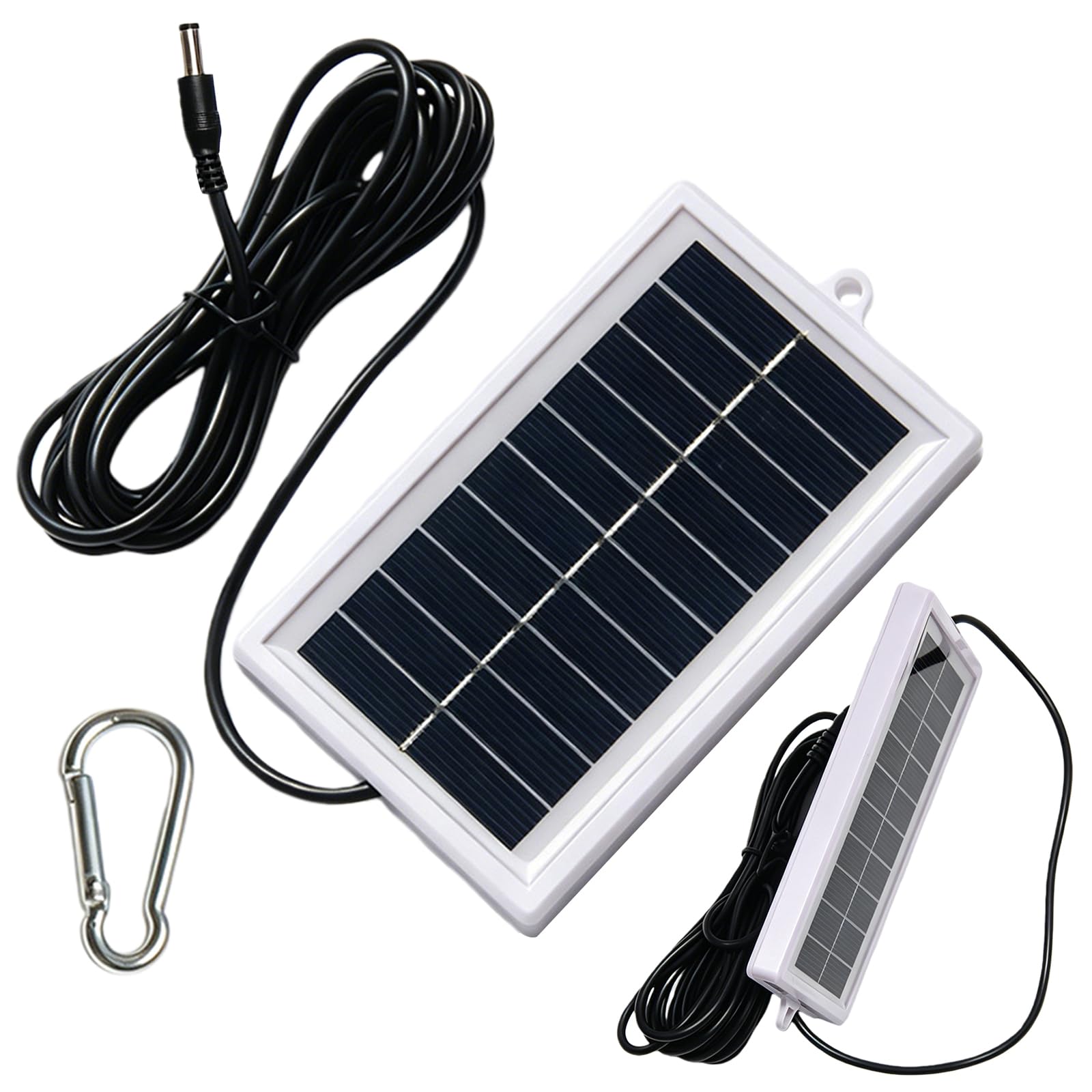Przenośna ładowarka solarna 1W 5V z wyjściem DC5521 do użytku na zewnątrz | Wysokowydajny monokrystaliczny panel słoneczny do przenośnej ładowarki i zestawów DIY