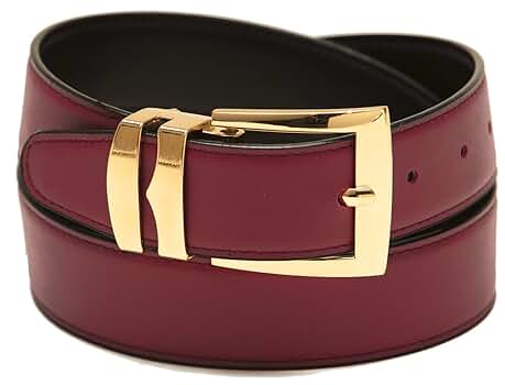 【関税込み】Ac Belt - Courreges - Leather - Burgundy 関税込み】Ac Naplack Belt - Courreges - Leather - Burgundy