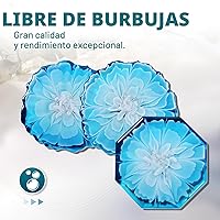 Vista 3 de LET'S RESIN Kit de resina epoxi, 1 galón sin burbujas y resina epoxi transparente para fundición, bricolaje, arte, moldes, joyas