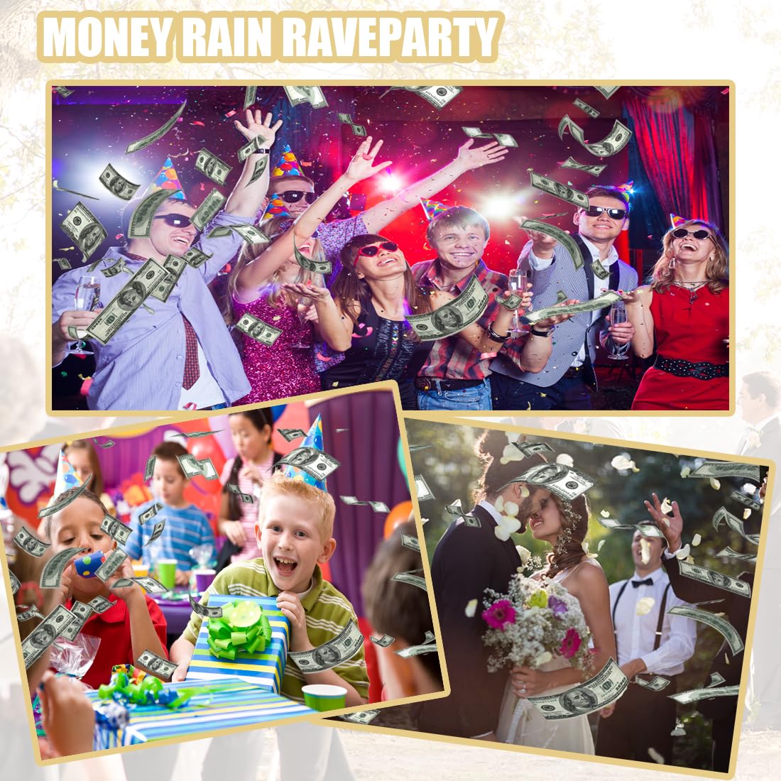 120 sztuk żart pieniądze, pieniądze do gry, na filmy, reklamę, gry, imprezy, zabawki dla dzieci, antyczne kopiowanie pieniędzy, 20 x 1$, 5$, 10 $, 20 $, 50 $, 100 $