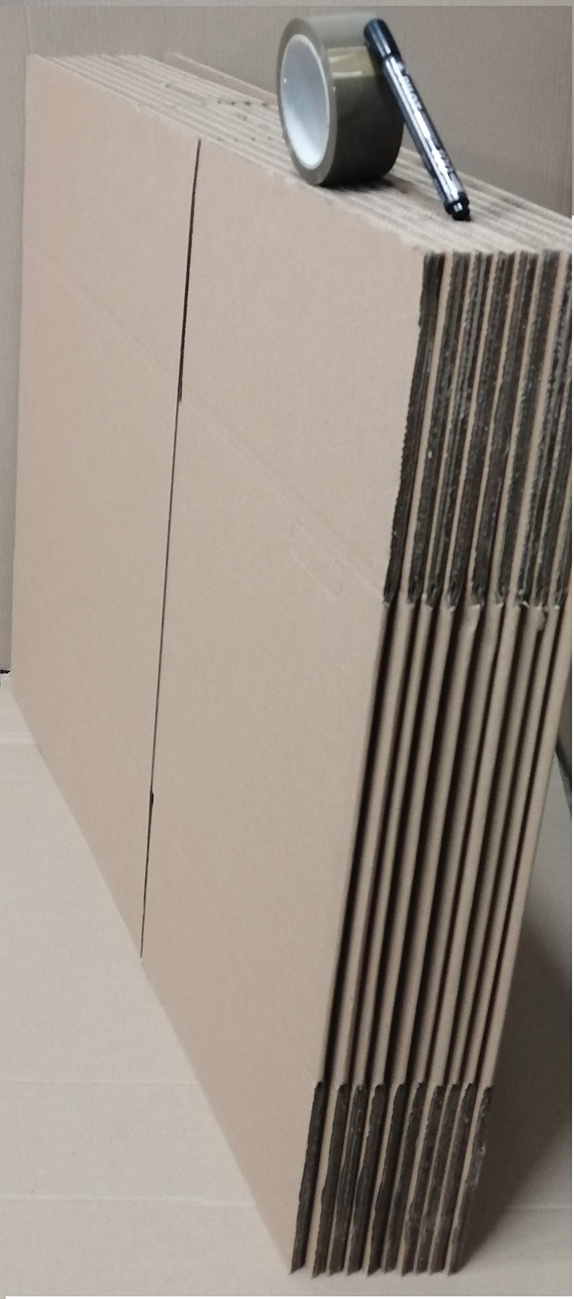 IDMENAGE|LOT DE 10 CARTONS 60X40X40 ET UN MARQUEUR OFFERT
