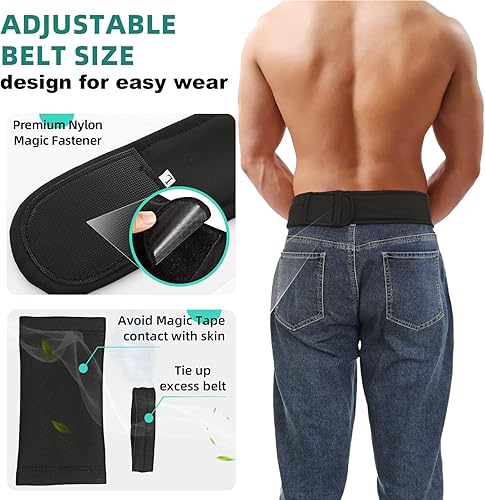 Miniatura 2 de Fanwer Cinturón de ostomía para hombres y mujeres  Cinturón de soporte de ostomía para hombres y mujeres  Cinturón de soporte de ostomía  Fundas