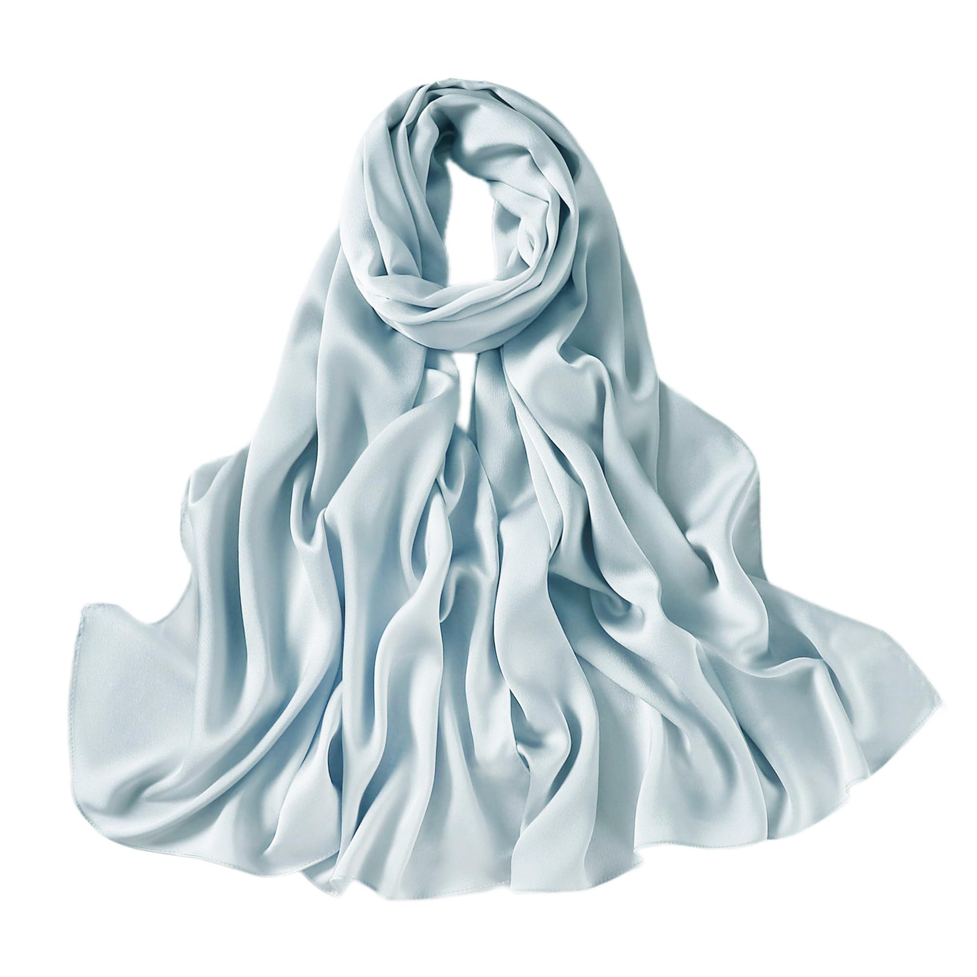 小物 evening scarf in silk satin Lina & Lily Women's Silky Satin Scarf Shawl Wrap for Wedding