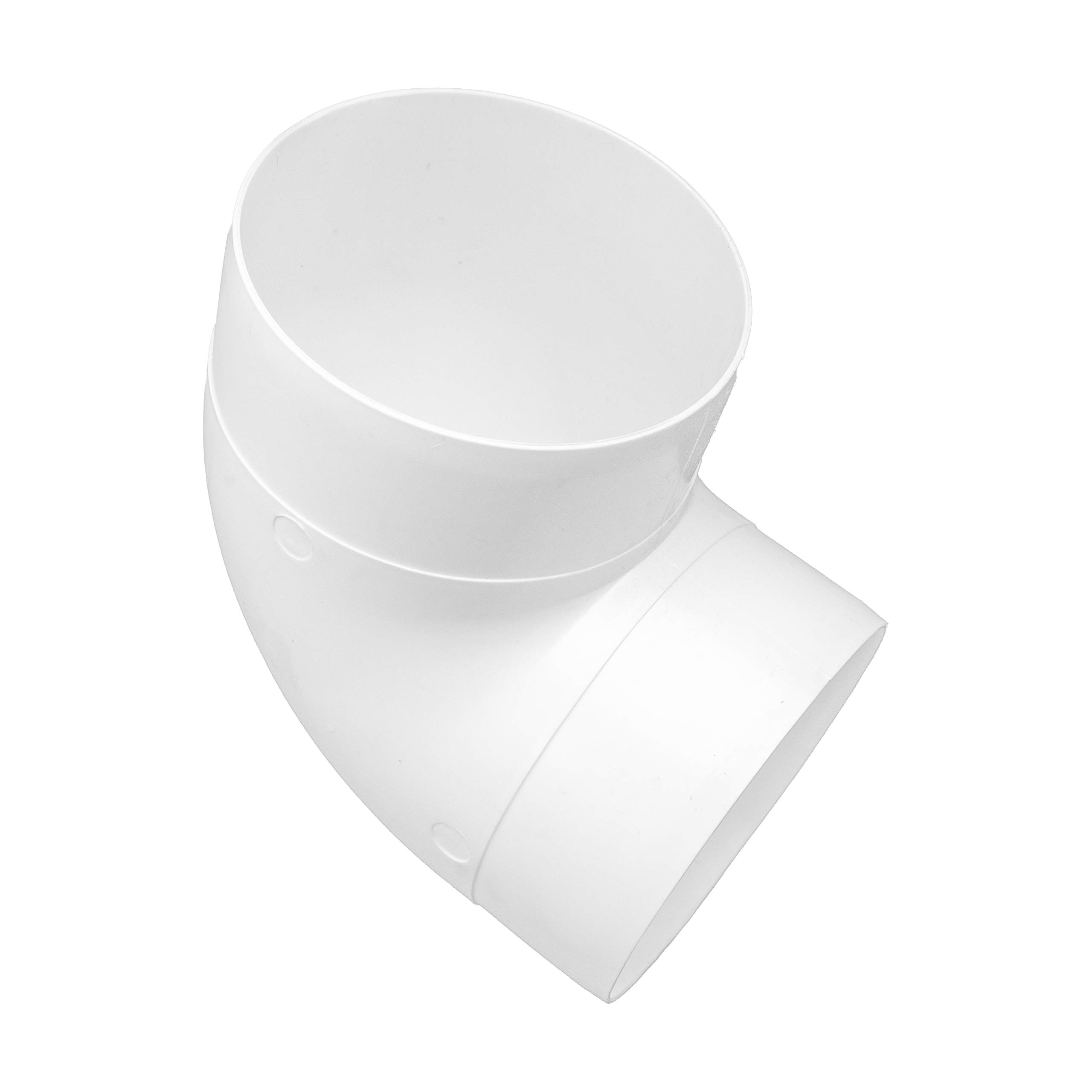 90 Degree 5 Inch Duct Connector. Easy to Mount for Flex or Straight Pipe. Connect Straight Duct with Flex Duct in 90 Degrees. HVAC. Heating. Cooling