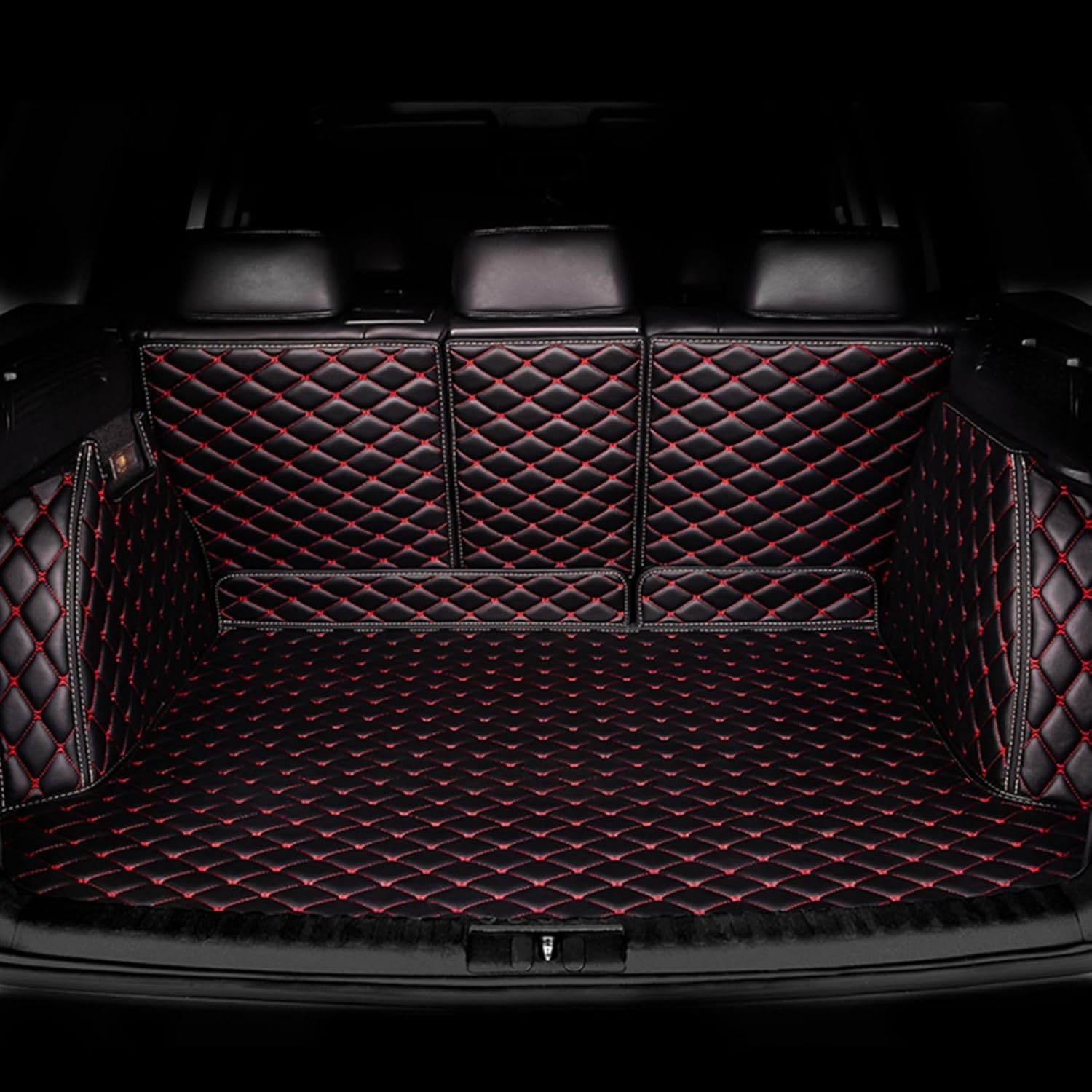 HEHSIMING Car Boot Protector Compatible for BMW X5 2013-2018 (7seast/5seats) F15, Full Coverage Car Boot Trunk Mat Liner Car Boot Cover Anti-Slip Auto Accessories,black-A
