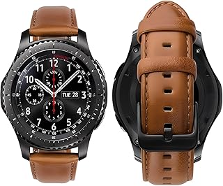 سوار بديل متوافق مع ساعة هواوي GT2 46 ملم، 22 ملم، وساعة سامسونج جالاكسي 46 ملم، وساعة جالاكسي 3 45 ملم, جلد من Next store