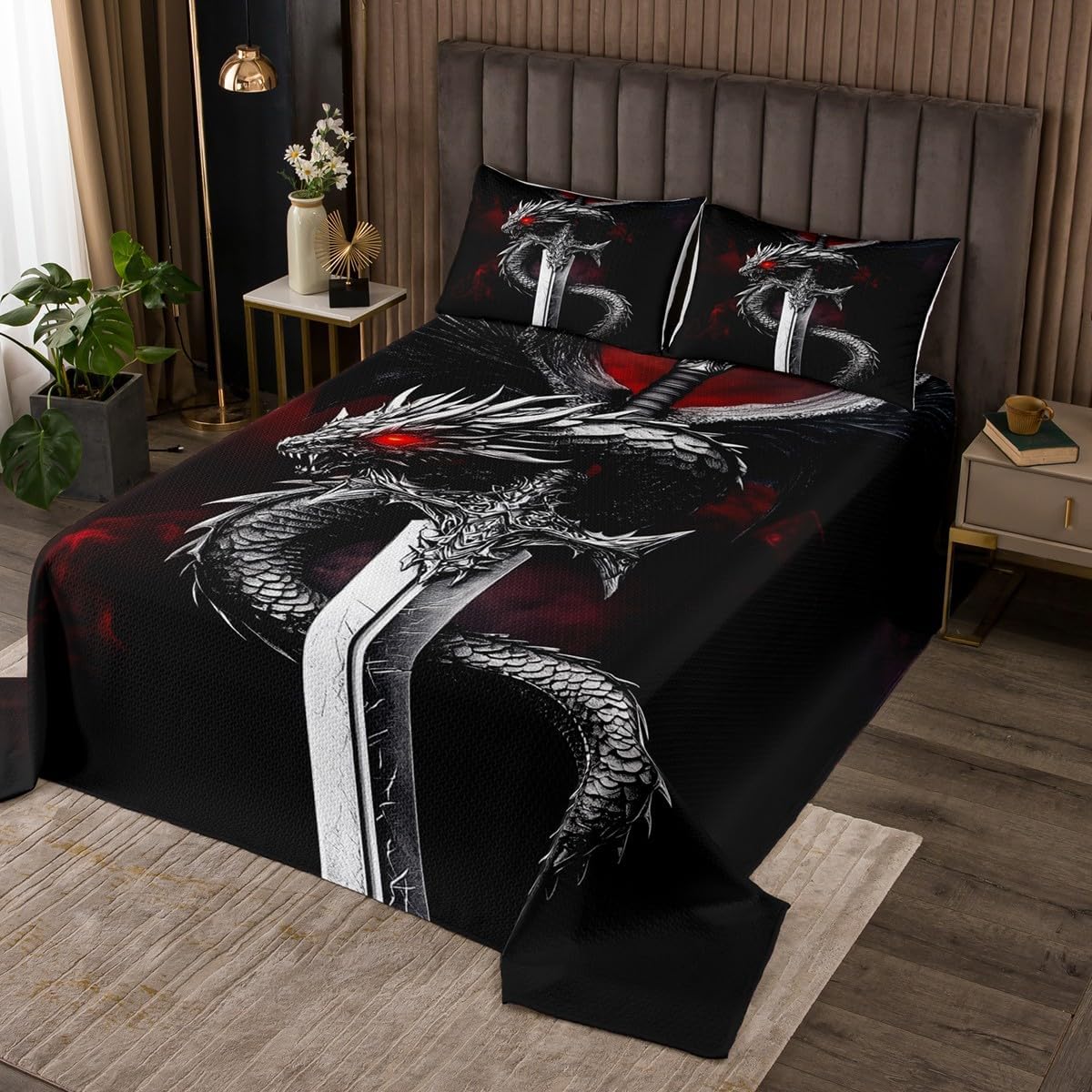 Erosebridal Rainbow Pickleball Queen Bedspread Set Ball Sports Coverlet Set for Kids Youth Adults,Pickleball Accessories Quilt Set Colorful Pickleball Bedding Set 3 Pcs