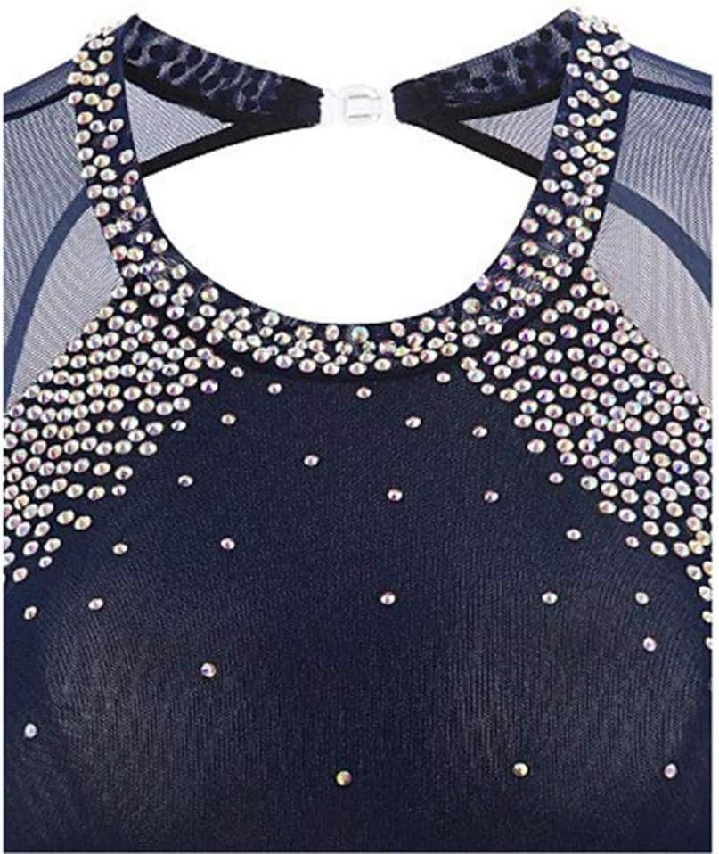 Classic Figure Skating Dress Professional Competition Suit Long Sleeve Ice Dance Gymnastics Performance Costume