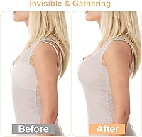 Vista 4 de RELIRELIA Women's Sticky Self Adhesive Invisible Strapless Reusable Silicone Push Up Backless Bra