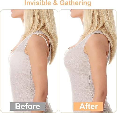 Miniatura 4 de RELIRELIA Women's Sticky Self Adhesive Invisible Strapless Reusable Silicone Push Up Backless Bra