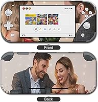 Vista 1 de Calcomanía personalizada para Nintendo Switch Lite, protector de placa frontal protectora, juego completo de calcomanías compatibles con Nintendo