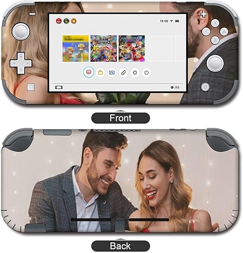 Calcomanía personalizada para Nintendo Switch Lite, protector de placa frontal protectora, juego completo de calcomanías compatibles con Nintendo