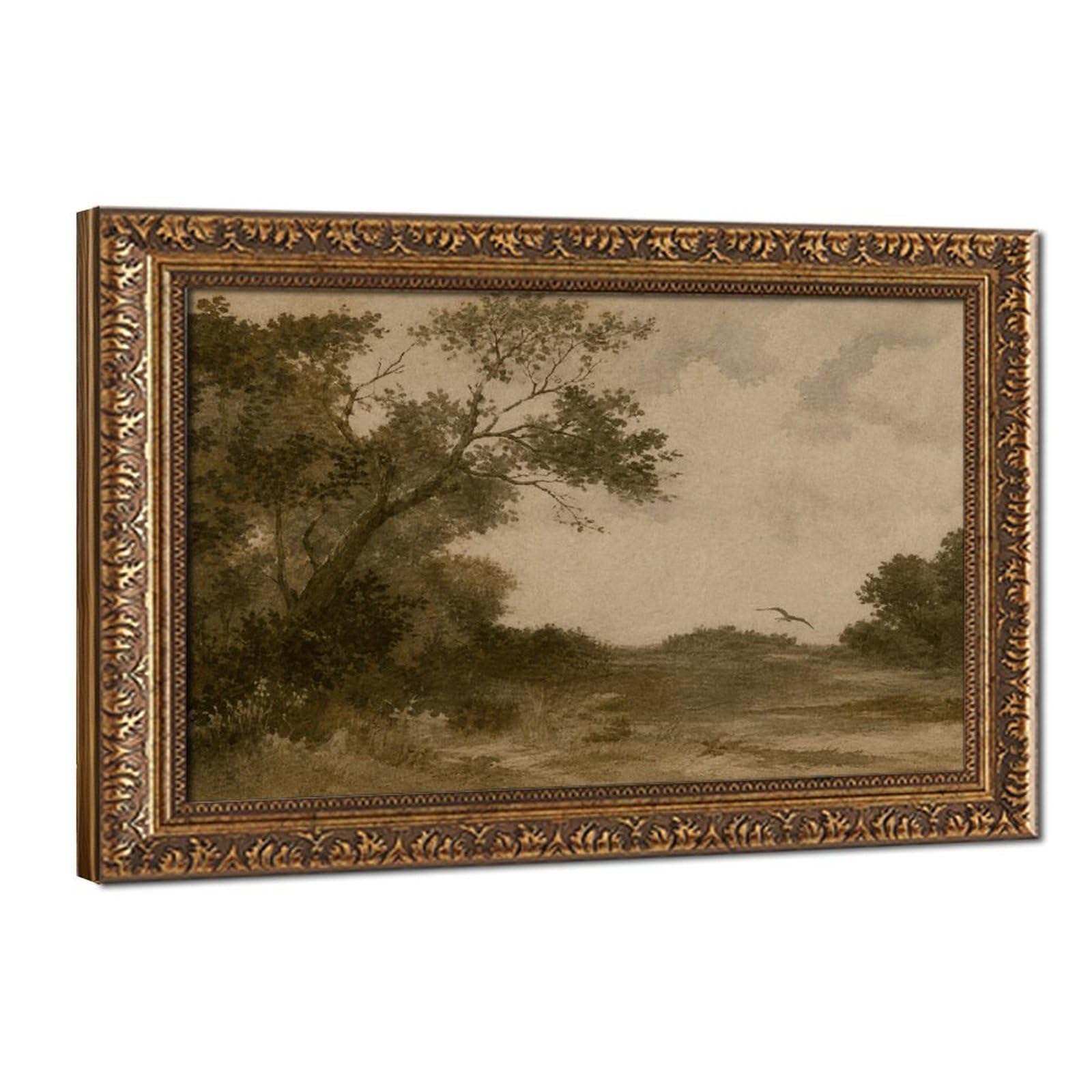 AYINUER Serene Landscape Painting Canvas Poster for Home Decor Gift