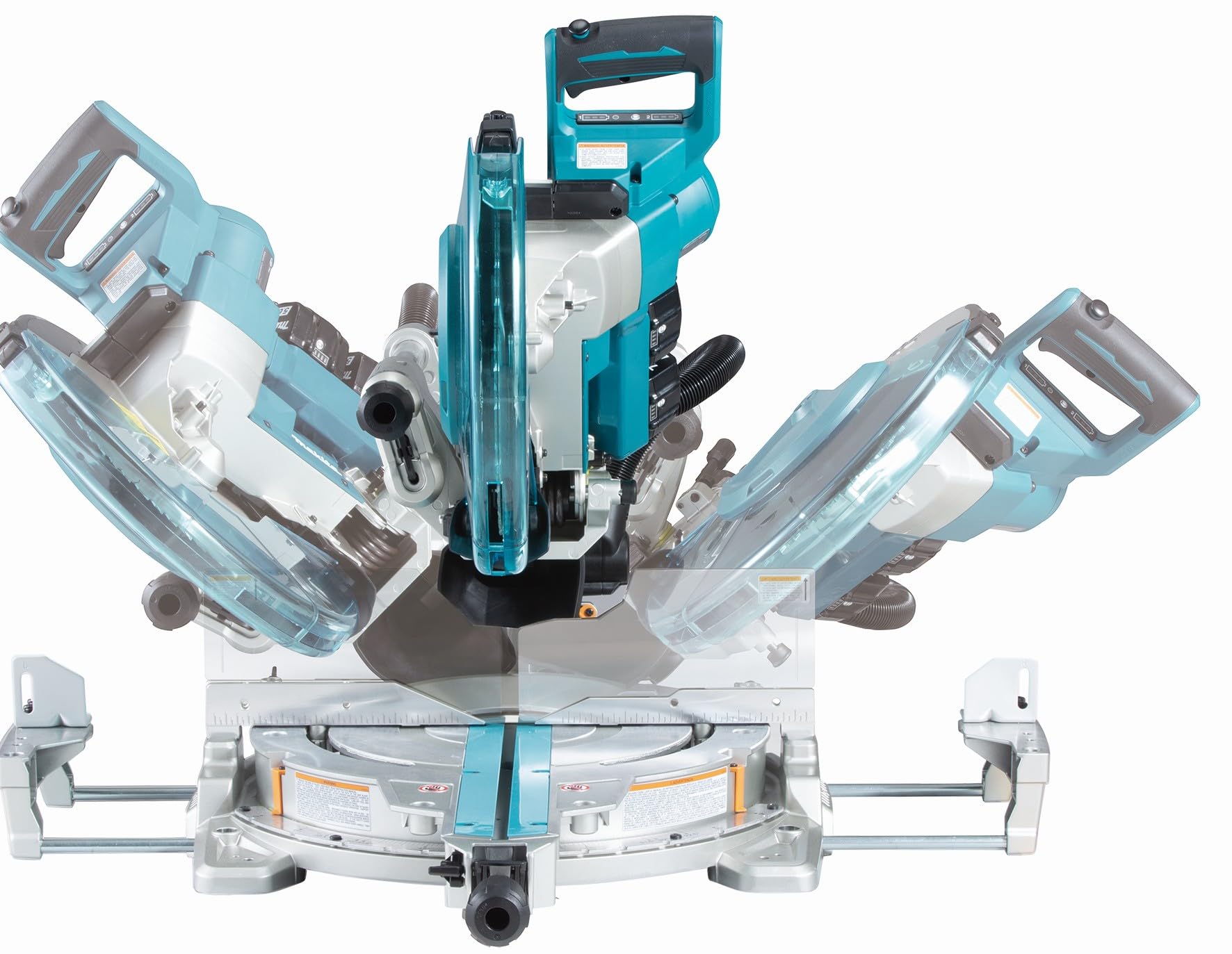 MAKITA DLS211ZU Scie à onglets radiale 36V LXT Ø305 mm avec module AWS