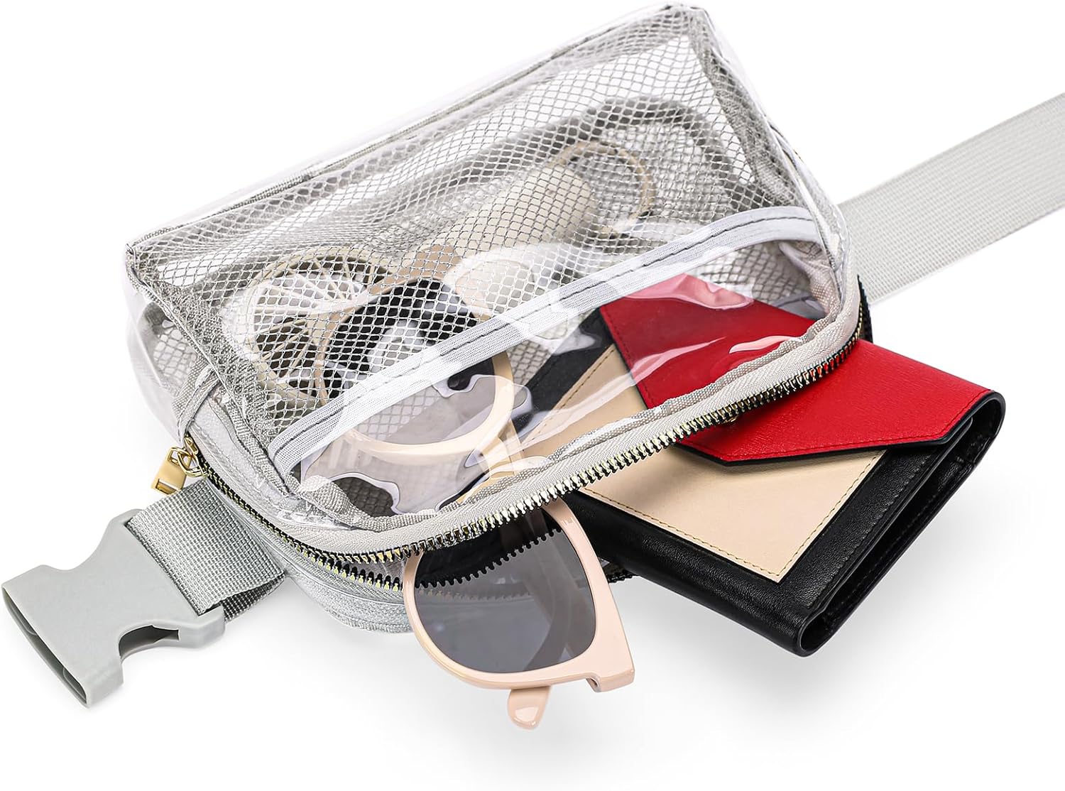 Clear Fanny Pack Stadium Approved, Waterproof Belt Bag for Women Men Fashion Waist Packs Crossbody by Amxnx - Image 8