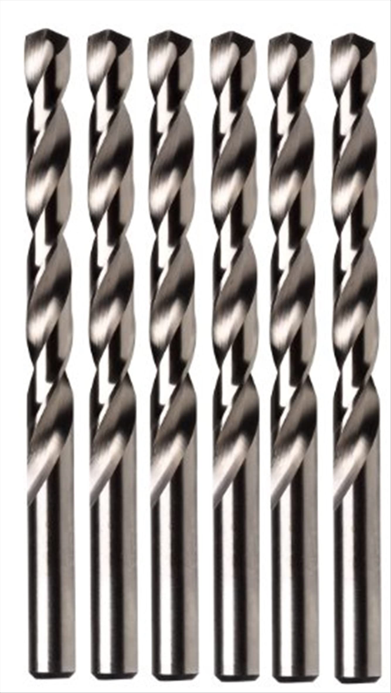Irwin Tools 63130 15/32-Inch Cobalt Alloy 135-Degree Jobber Length, Pack of 6