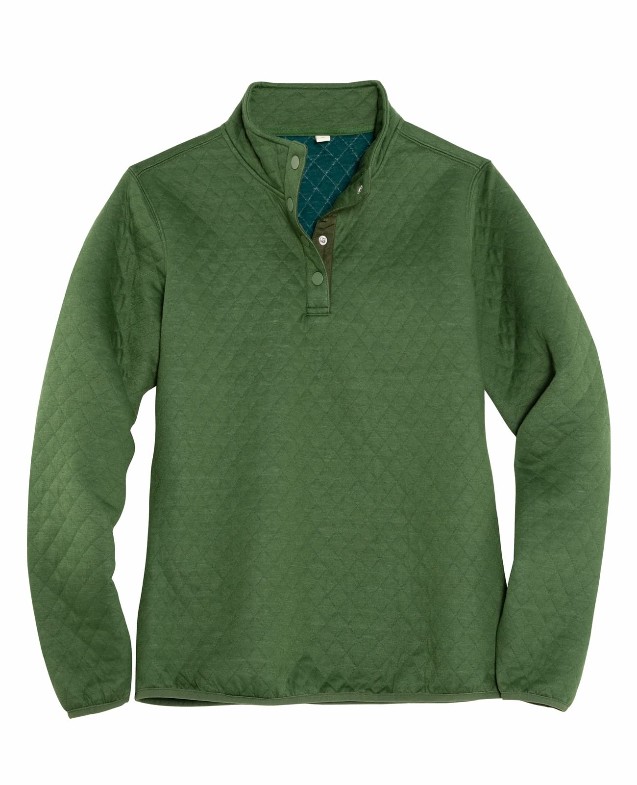 ThCreasa Womens Long Sleeve Quilted Pattern Sweatshirts Snap Button Pullovers Shirts Tops