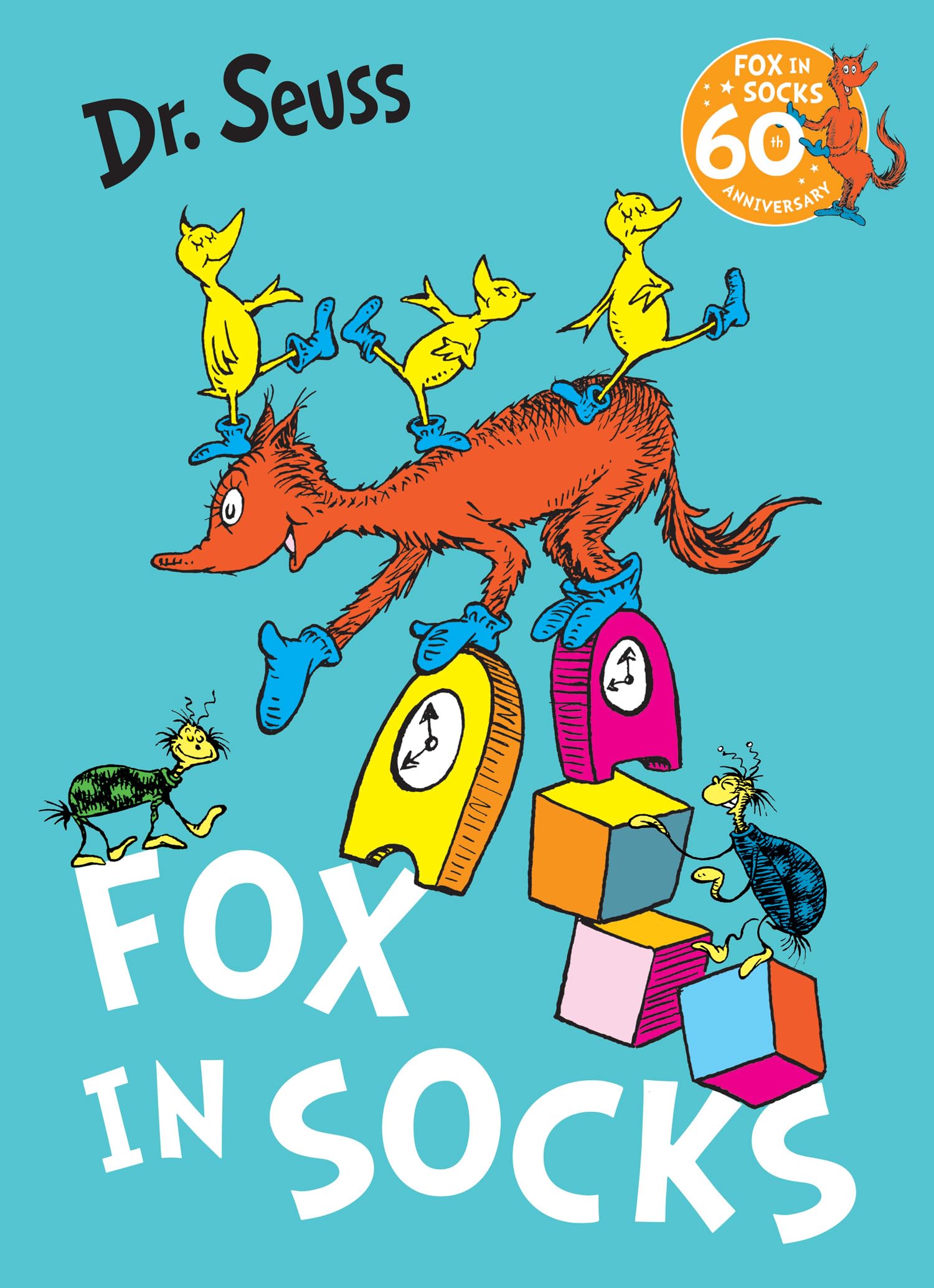 Fox in Socks: A sticker reading book! (Dr. Seuss) (Cover may vary)