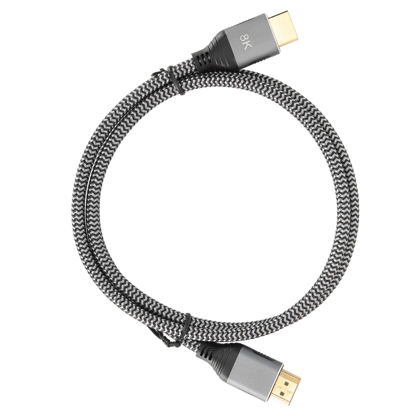 HDMI Line, Computer Cable Stable Multi‑layer Shielding Anti-corrosion Sturdy for Projections for Computers for Mobile Phones for Hard Drives