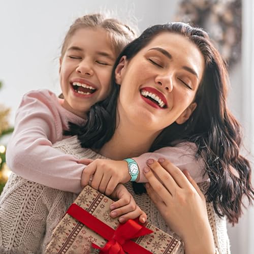 Miniatura 7 de Paquete de 2 correas elásticas de nailon compatibles con Apple Watch para niños correas de repuesto para iWatch Series SE 8 7 6 5 4 3 1496in 1575in