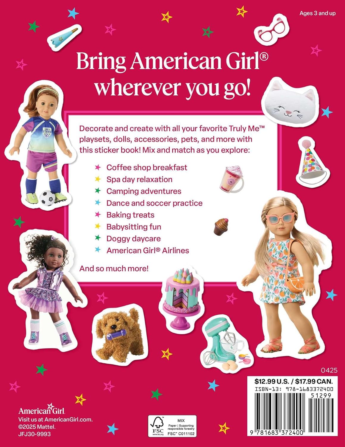 American Girl: Create Your World Sticker Book (American Girl® Activities) - Image 2