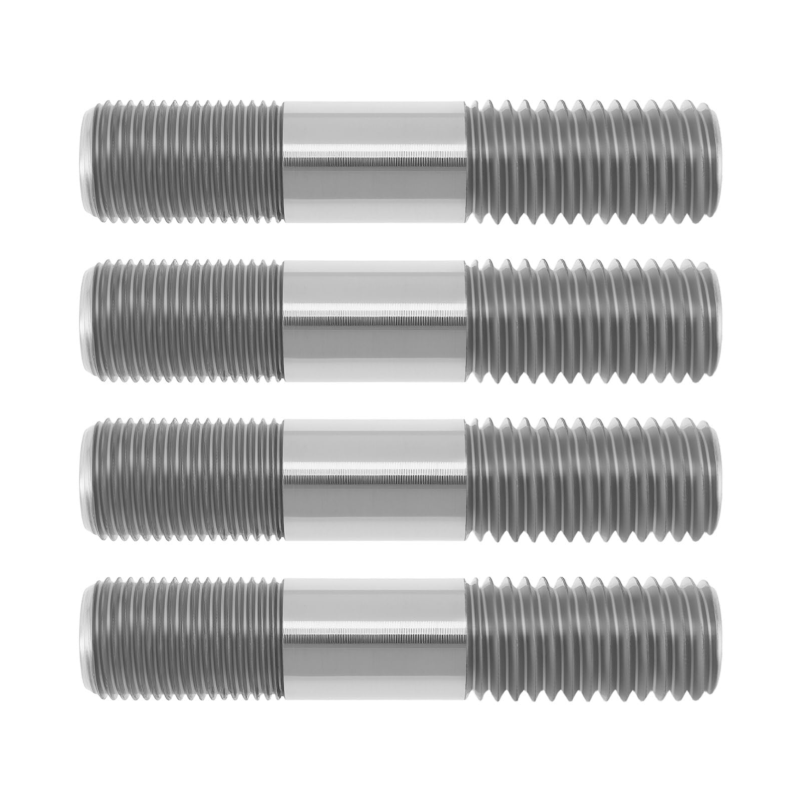 eMagTech 4pcs 5/8"UNF to 5/8"UNC Double End Threaded Stud 377598X1 Compatible with Massey Ferguson