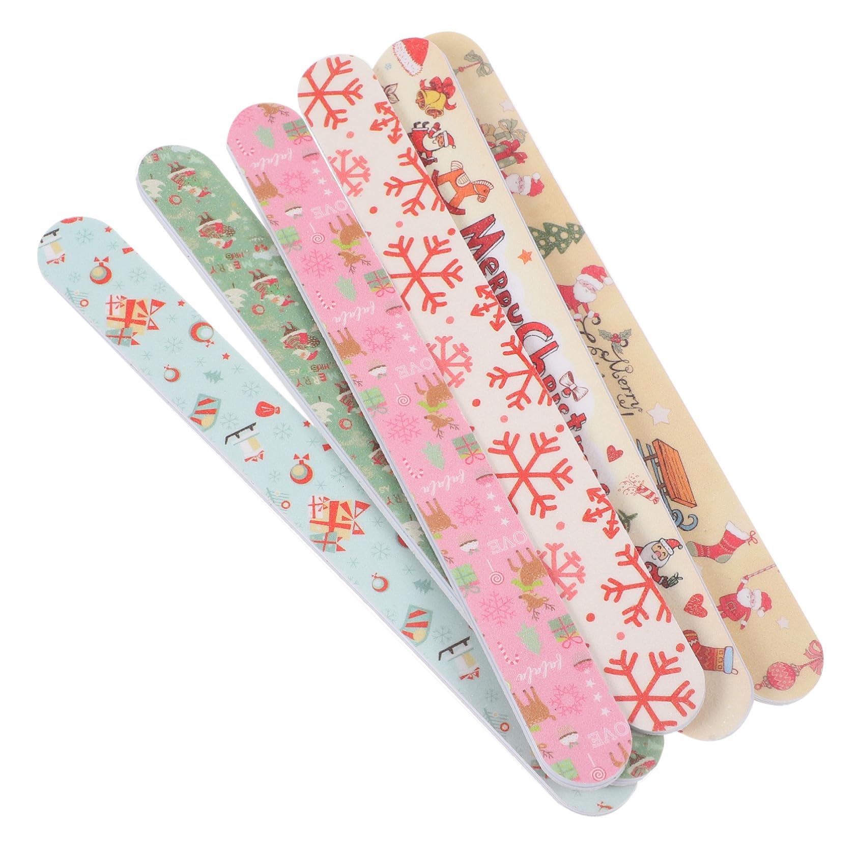 24pezzi Modellare Unghie Strumenti Pedicure Strisce Lucidatura Unghie Eva come Mostrato Stili multipli