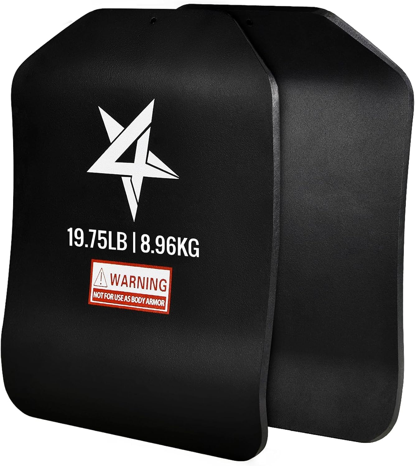 Yes4All Weight Vest Plate 5.75/8.75/14/ 19.75LB Pairs, Weighted plates for vest, Tactical Plate, Weight Plate with Curved Ergonomic Design for Running, Heavy Workout