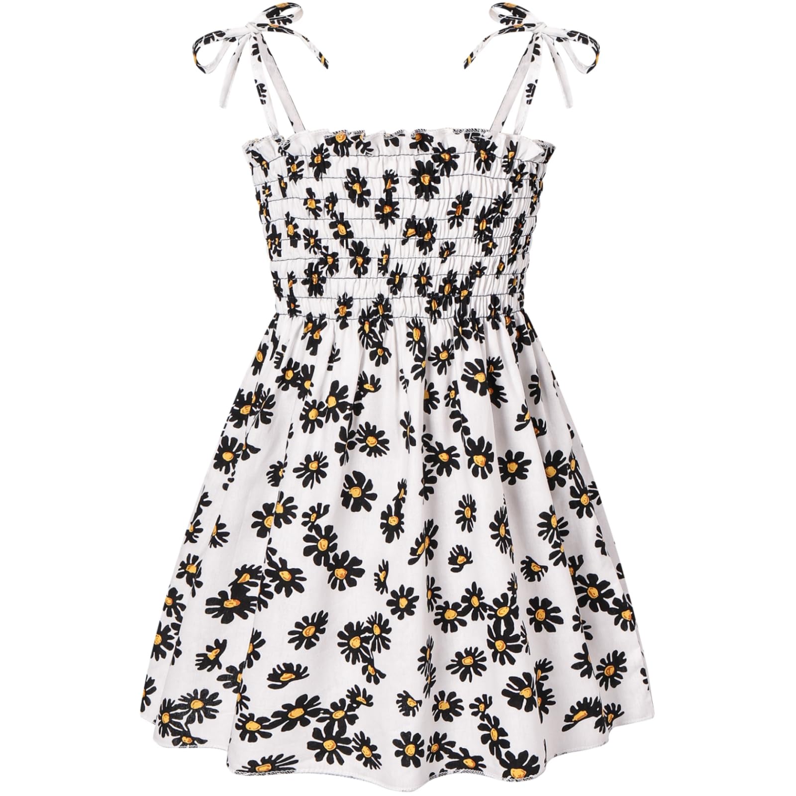 Girls Dresses, Toddler Dress, Little Toddler Girls' Flower Summer Strap Dresses,Backless Cute Floral Sundress for Kids