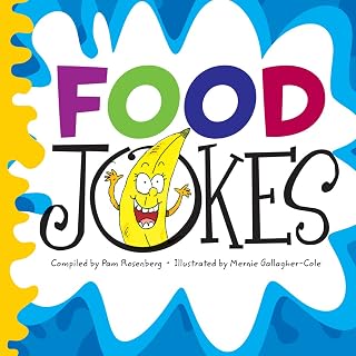 Food Jokes: Hah-larious Joke Book for Kids by Pam Rosenberg - Funny Food Riddles & Quips for Family Mealtime Fun
