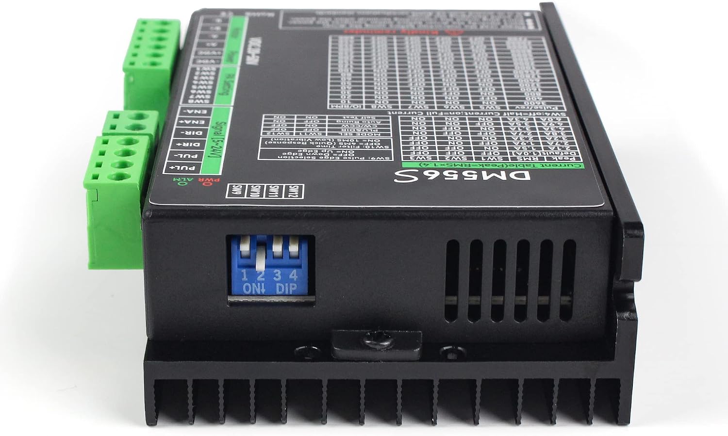 DM556S Digital Stepper Motor Driver CNC Controller 20-50V DC 1.0A-6.0A | 32-Bit DSP, Microstep 200-51200 ppr, Auto-Tuning,500KHz,OVP/UVP/OCP For Nema17/Nema23/24,Nema34,CNC Router Engraver Machine