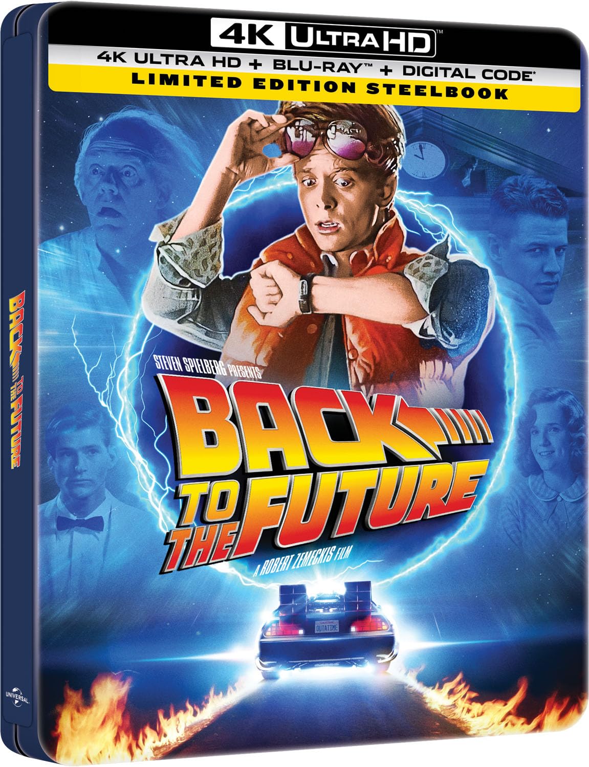 Back to the Future - Limited Edition Steelbook 4K Ultra HD + Blu-ray + Digital