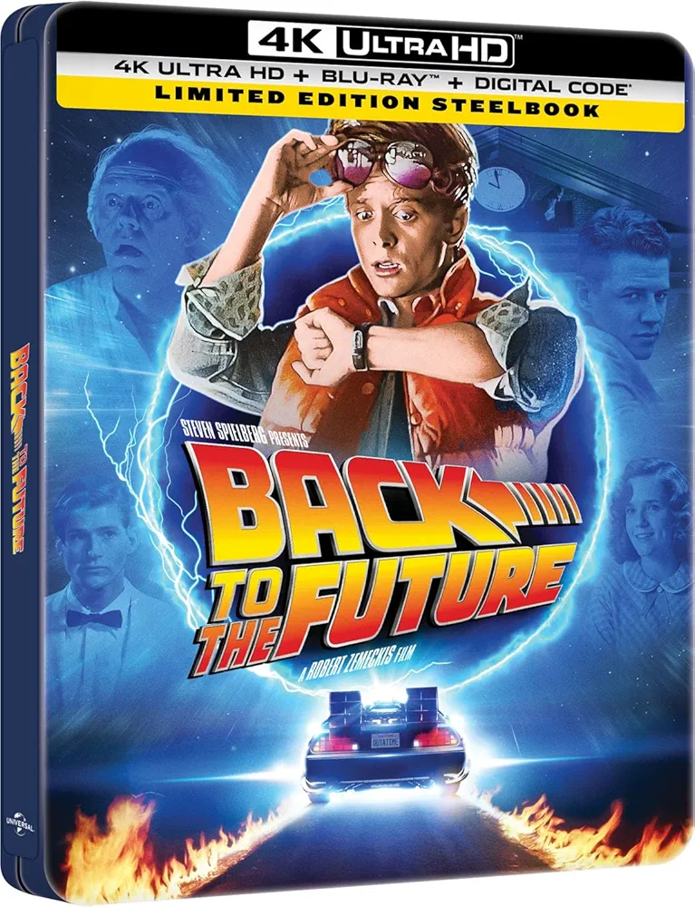 Amazon.com: Back to the Future (Steelbook) : Michael J. Fox