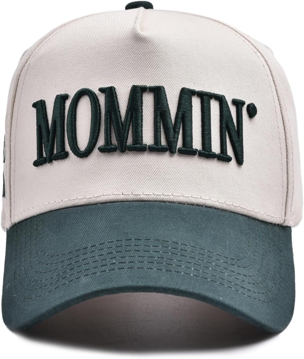 Mommin Trucker Hat for Women and Men, Embroidered Mom Baseball Cap, Adjustable Canvas Snapback - Image 6