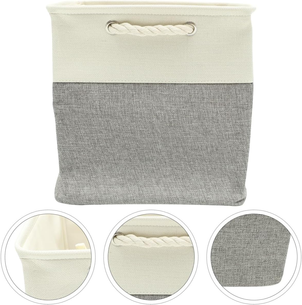 SOLUSTRE Folding Clothes Storage Basket Utility Tote for Home Use Versatile Laundry Pouch for Clothes Simple Design with Comfortable Grip for Organizing Sundries