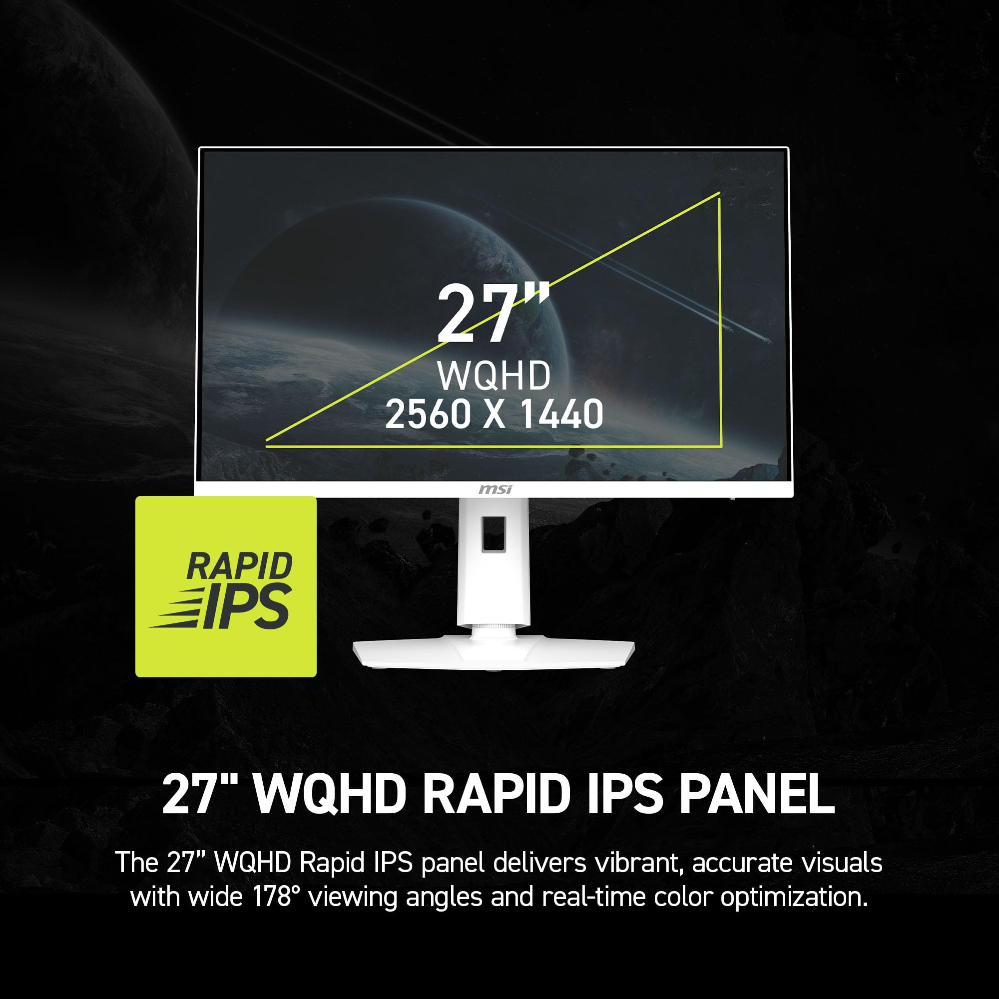 Amazon.co.jp: MSI MAG 274QRFW X32 27インチ 2560 x 1440 (QHD