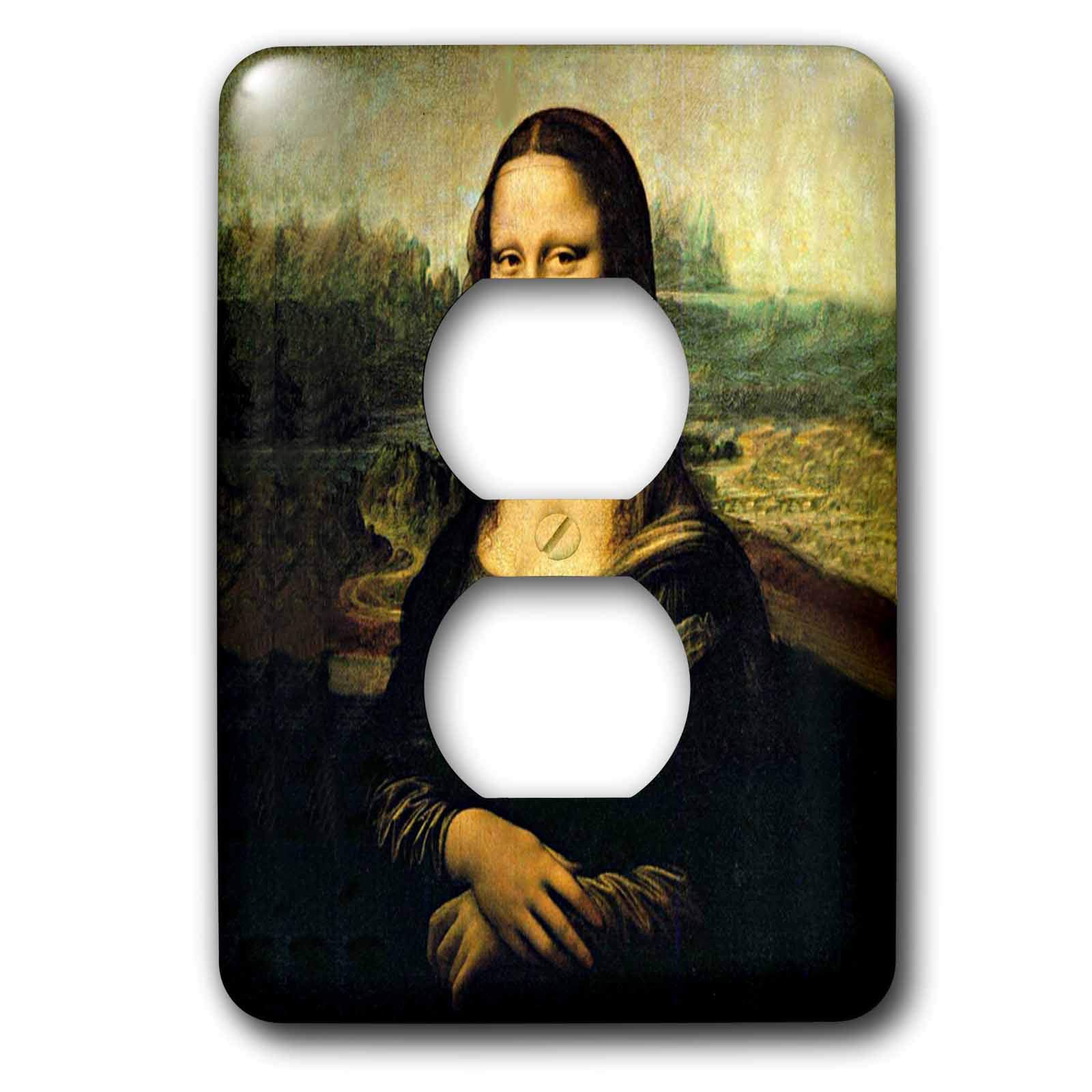 3dRose lsp_556_6 Monalisa 2 Plug Outlet Cover