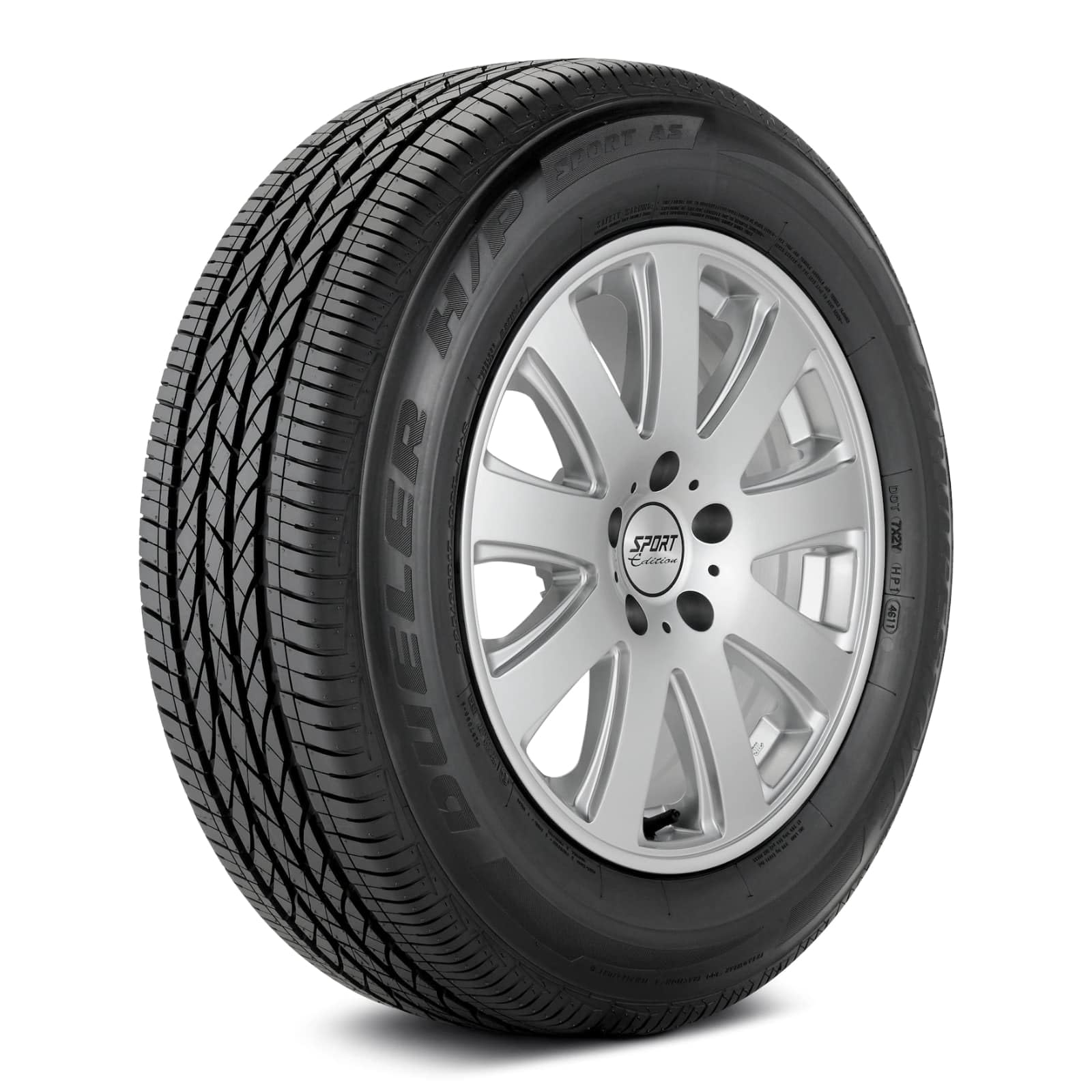 215 60 R17 ブリヂストン デューラーH/P SPORT 4本セット CH-R エスティマ等に DUELER N-1353【中古タイヤ】215/60R17 ブリヂストン H/P SPORT 8分山