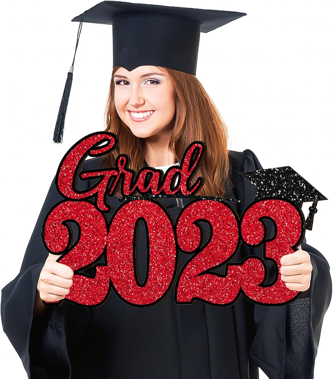 Graduation Party Decorations for Class of 2023 Red Grad