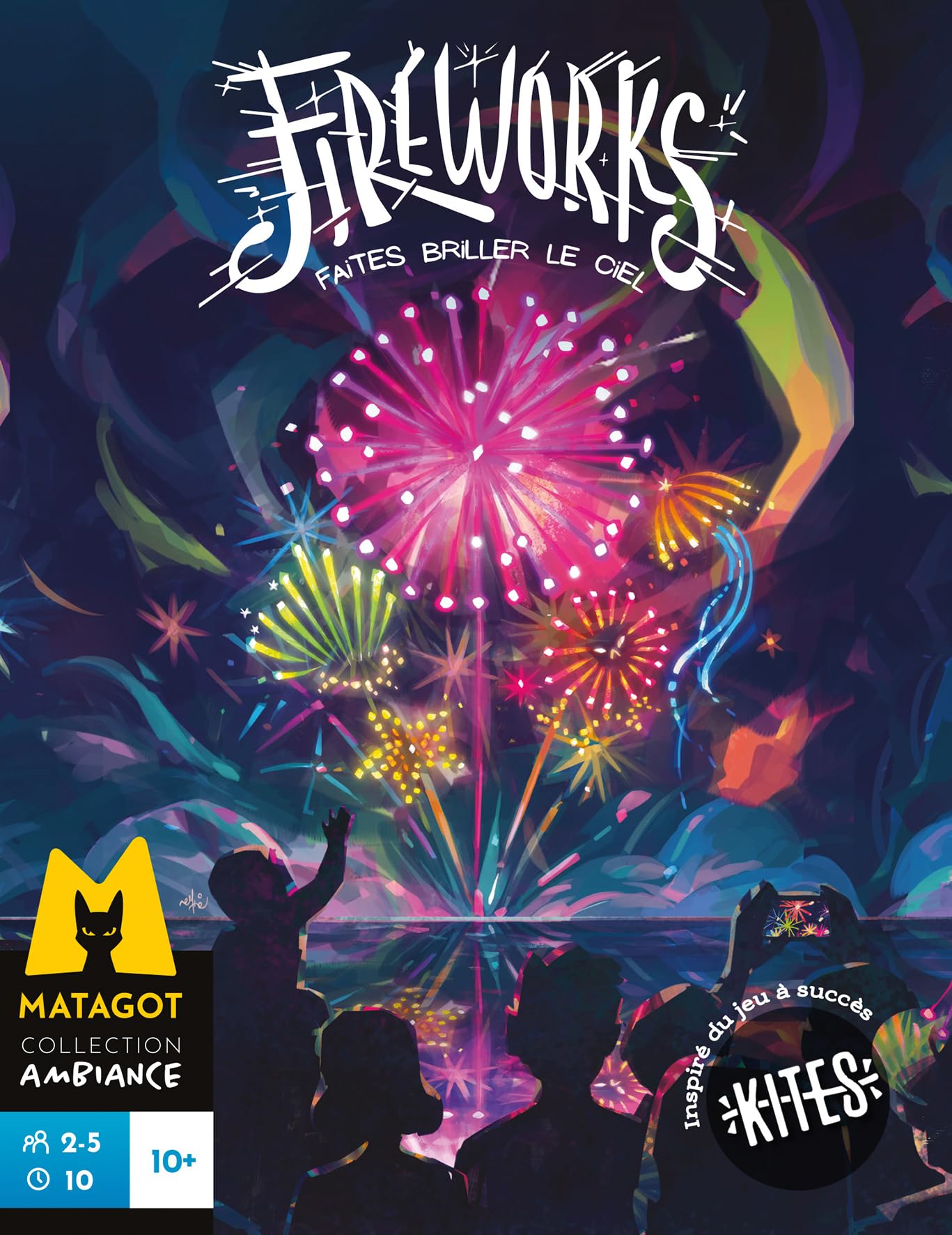 Asmodee Fireworks Kartenspiel – Kooperatives Strategiespiel Ab 10 Jahren, 2–5 Spieler