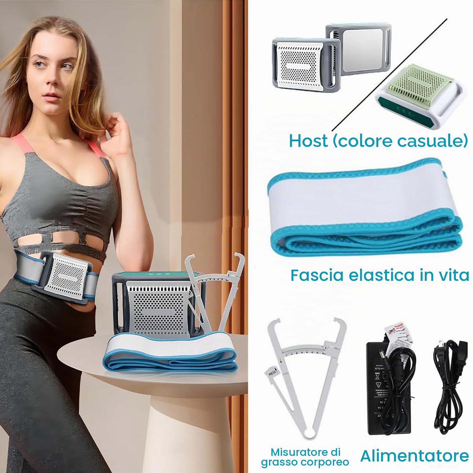 Congelatore di Grasso Domestico, Macchina per La Criolipolisi per Modellare Il Corpo, Timer da 30min/60min, Brucia Grassi Addominali, per Addome, Braccia, Cosce, per Uomini E Donne