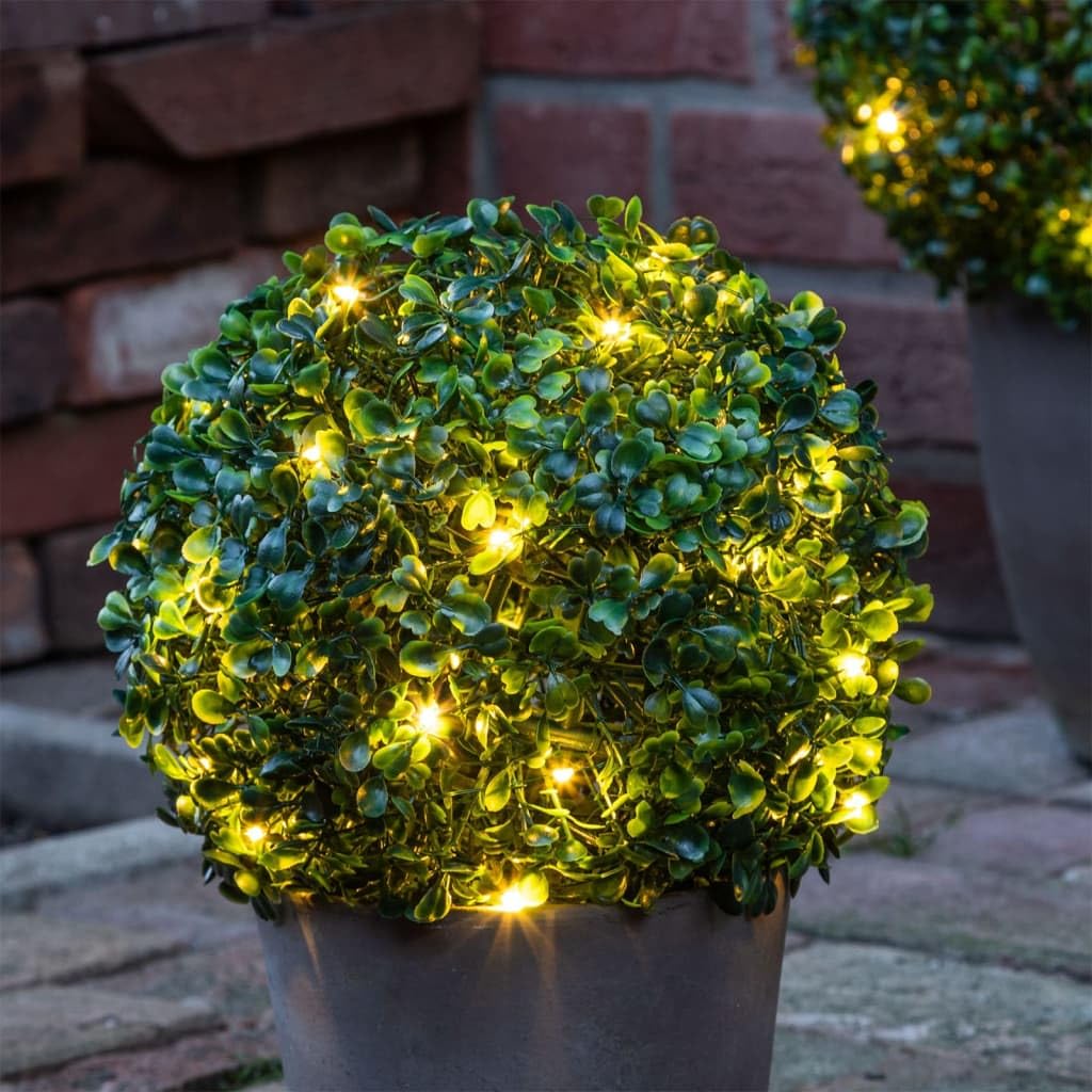 HI Buchsbaumkugel mit LED Durchmesser 25cm