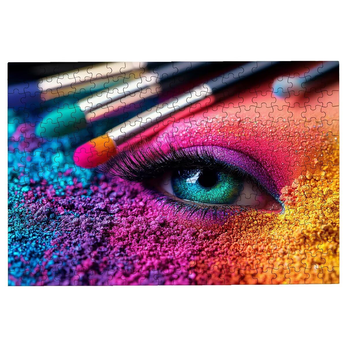 Puzzle 5000 sztuk abstrakcyjne dla dorosłych, nowoczesne puzzle, puzzle 5000 sztuk dla dorosłych, drewniane puzzle z pudełkiem na prezent rozmiar 156 x 105 cm, wyzwanie puzzle dla całej rodziny
