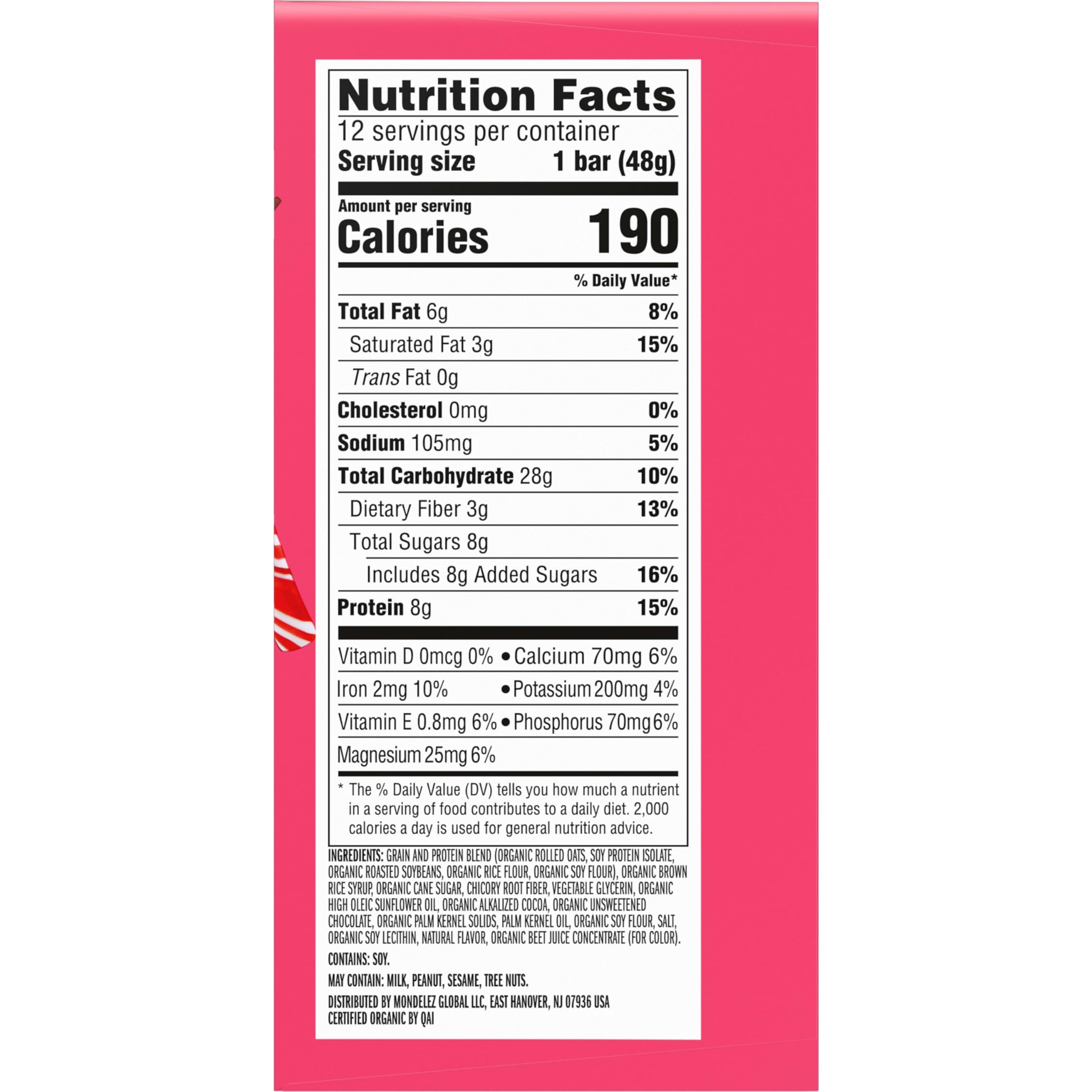 LUNA Bar Chocolate Peppermint Stick, Gluten Free Snack Bars, 12ct — Amazon image 14
