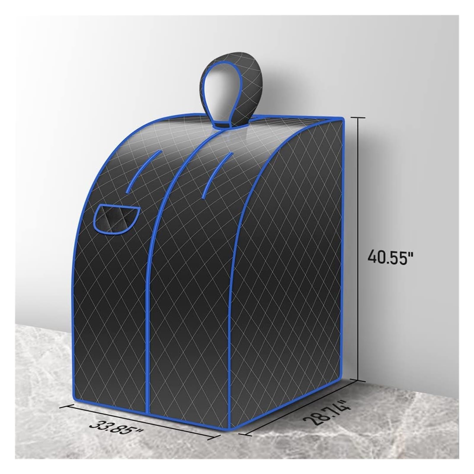 Koc do sauny, sauna, przenośna sauna do domu, Namiot parowy Przenośna sauna z rozkładanym krzesłem Domowa wanna SPA 1000 W 2L Łatwa bezsenność Przenośna konstrukcja do relaksu