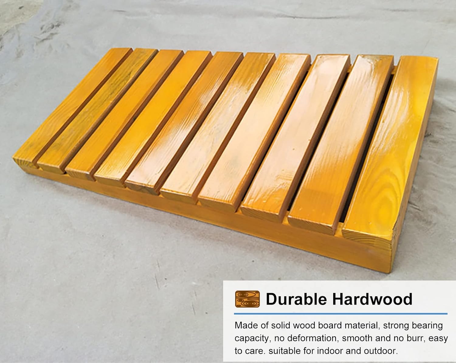 Hardwood Springboard for School Training, Thickened Sport Equipment for Long Jump Athletic Training, Sturdy ()