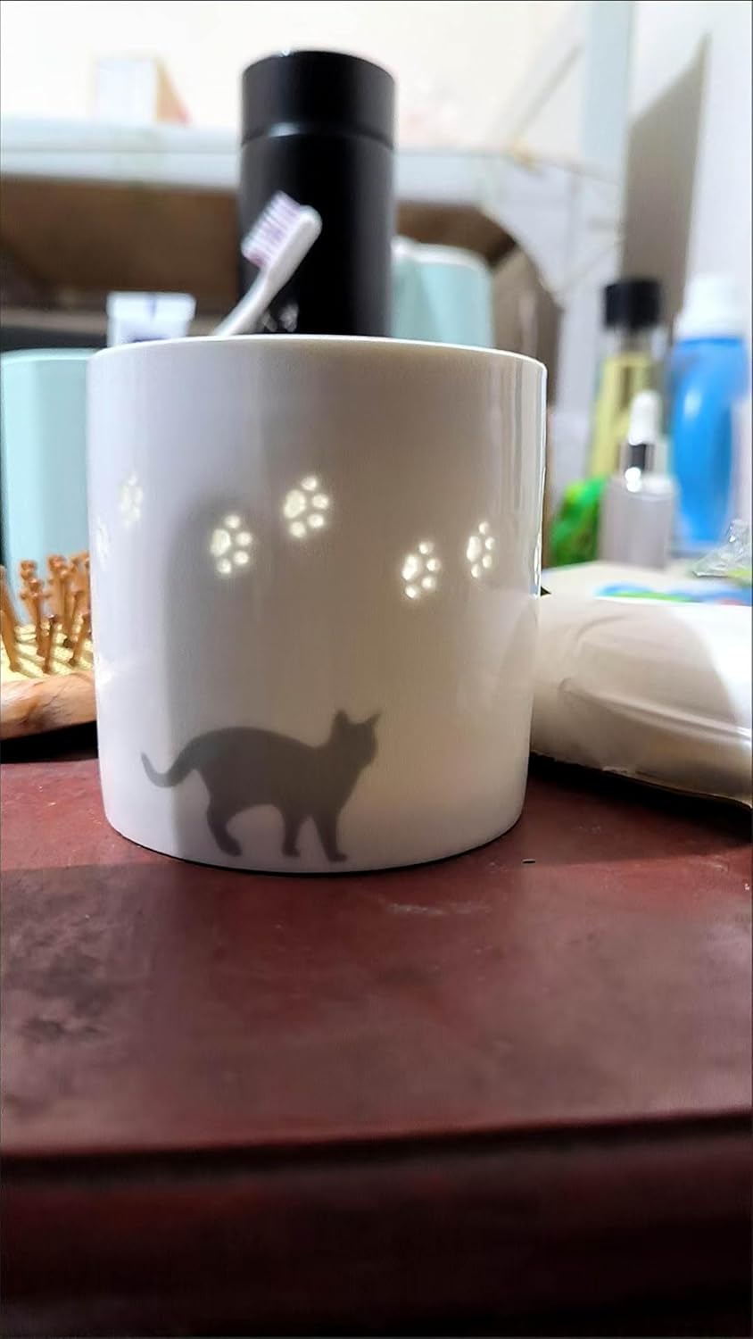 マグカップ、コーヒーマグ、猫柄マグカップ、猫の足マグカップ、透明な猫の足マグカップ、タピオカティー、コーヒーミルクマグは、親戚や友人